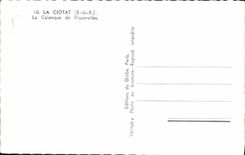 CPA La Ciotat B du R la Calanque de Figuerolles 