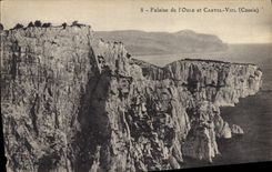 CPA Falaise de l'Oule et Castel Viel Cassis 