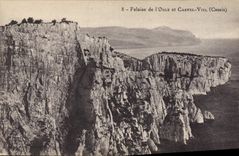 CPA Falaise de l'Oule et Castel Viel Cassis 