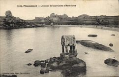 CPA Ploumanach l'Oratoire de Saint Guirec a Maree Haute 