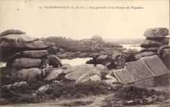 CPA Ploumanach C du N vue generale et le Chapeau de Napoleon 