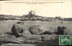 CPA Ploumanach Cotes du Nord le chateau de Costaeres ou fut ecrit Qho Vadis par Sienkiewick 