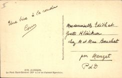 CPA Avignon Le Pont Saint Benezet et sa chanson Legendaire 