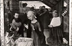 CPM Musee d'Autun Nativite du Maitre de Moulins 