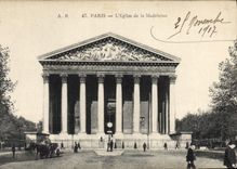 CPA Paris L'Eglise de la Madeleine 