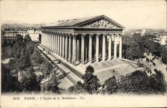CPA Paris L'Eglise de la Madeleine 