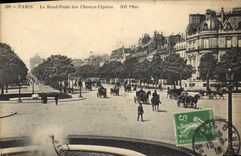 CPA Paris Le Rond Point des Champs Elysees 