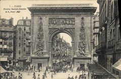 CPA Paris Porte Saint Denis 