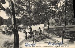 CPA Paris Bois de Boulogne Allee des Bords du Lac 