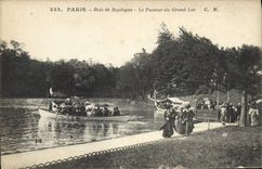 CPA Paris Bois de Boulogne Le Passeur du Grand Lac 