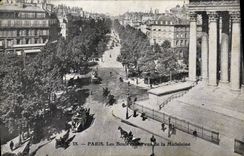 CPA Paris Les Boulevards vus de la Madeleine 