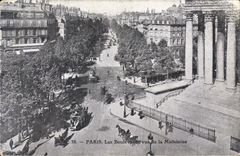 CPA Paris Les Boulevards vus de la Madeleine 