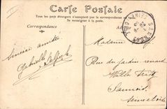 CPA Paris vieux Montmartre Le Sacre Coeur vue prise du Square Saint Pierre