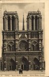 CPA Paris Notre Dame Facade 
