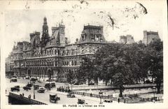 CPA Paris L'Hotel de Ville 