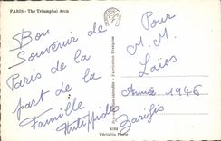 CPA Paris L'Arc de Triomphe 