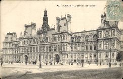 CPA Paris l'Hotel de Ville 