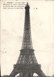 CPA Paris la Tour Eiffel 