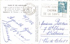 CPA Paris et ses Merveilles Le Pont et la Place de la Concorde Au centre de la place obelisque de Lo