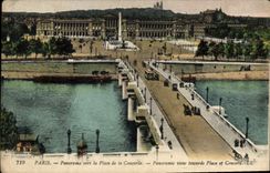 CPA Paris Panorama vers la Place de la Concorde 