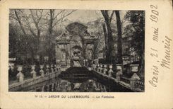 CPA Jardin du Luxembourg La Fontaine 