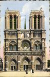 CPA Paris Notre Dame La Facade 