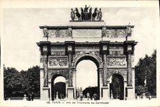 CPA Paris Arc de triomphe du Carrousel 