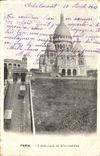 CPA Paris La Basilique de Montmartre 