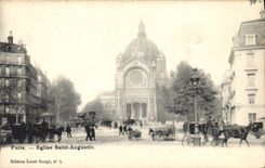 CPA Paris Eglise Saint Augustin 