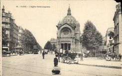 CPA Paris Eglise Saint Augustin 