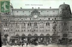 CPA Paris Gare Saint Lazare 