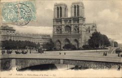 CPA Paris Notre Dame et le Pont 