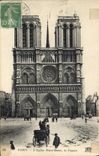 CPA Paris l'Eglise Notre Dame la Facade 