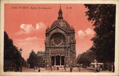CPA Paris Eglise St Augustin 
