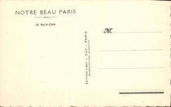 CPA Notre Beau Paris Sacre Coeur 