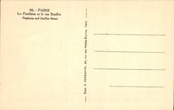 CPA Paris Le Pantheon et la Rue Soufflot