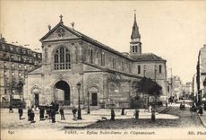 CPA Paris Eglise Notre Dame de Clignancourt 