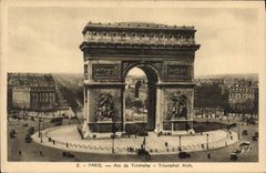 CPA Paris Arc de Triomphe 