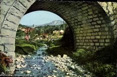 CPA Notre Dame de Laghet A M Camp Bollin Le Sanctuaire et le Mont Agel 