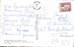 CPA Notre Dame de Laghet A M Camp Bollin Le Sanctuaire et le Mont Agel 