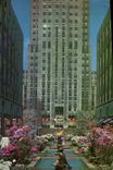 CPM The channel gardens in Spring dress at Rockefeller Center New York City 