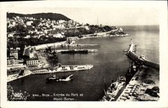 CPM Nice Entree du Port et Mont Boron 
