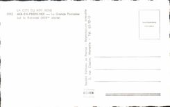 CPM La Cote du Roy Rene Aix en provence la Grande Fontaine sur le Rotonde XIX siecle 