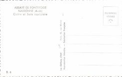CPM Abbaye de Fontfroide Narbonne Aude Cloitre et salle Capitulaire