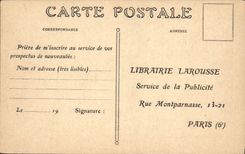 CPM Peneplaine scandinave relief le plus ancien de l'Europe Extrait du Nouvel Atlas Larousse Librari