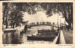 CPA Annecy Le Pont des Amours 