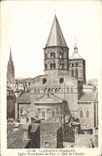 CPA Clermont Ferrand Eglise Notre Dame du Port Cote de l'Abside 