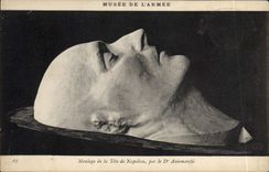 CPM Musee de L'Armee Moulage de la Tete de Napoleon par le Dr Antomarchi 