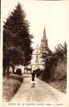 CPA Abbaye de la Grande Trappe Orne Portail 