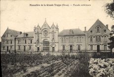 CPA Monastere de la Grande Trappe Orne Facade exterieure 